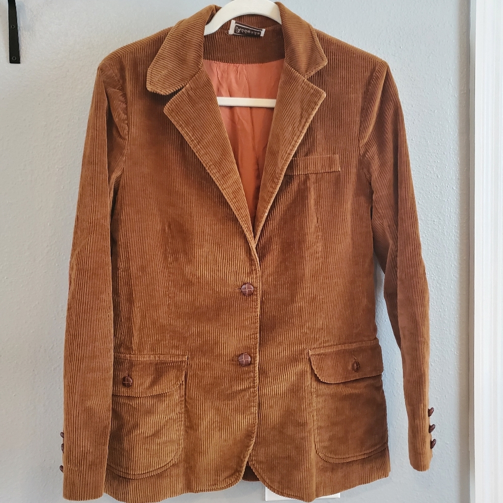 Vintage Brown Lightweight Corduroy Jacket